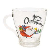 Кухоль скляний Fresia Merry Christmas(2види) 280мл