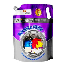 WASH&FREE Гель для прання з МАРСЕЛЬСЬКИМ МИЛОМ дойпак 2000мл