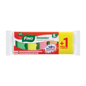 Губки Кухонні FINO Піноефект 5+1шт