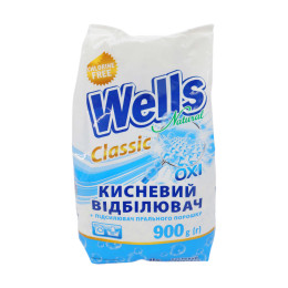 Кисневий відбілювач Wells Natural 900г ПАКЕТ